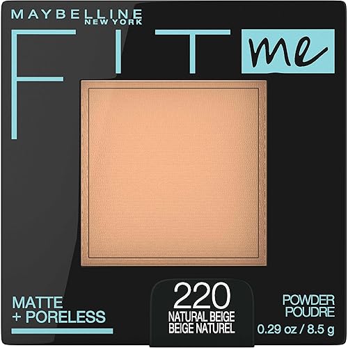 Vista 76 de MAYBELLINE Fit Me - Polvo fijador y polvo de maquillaje facial prensado que minimiza los poros y es mate, color marfil clásico, 1 unidad