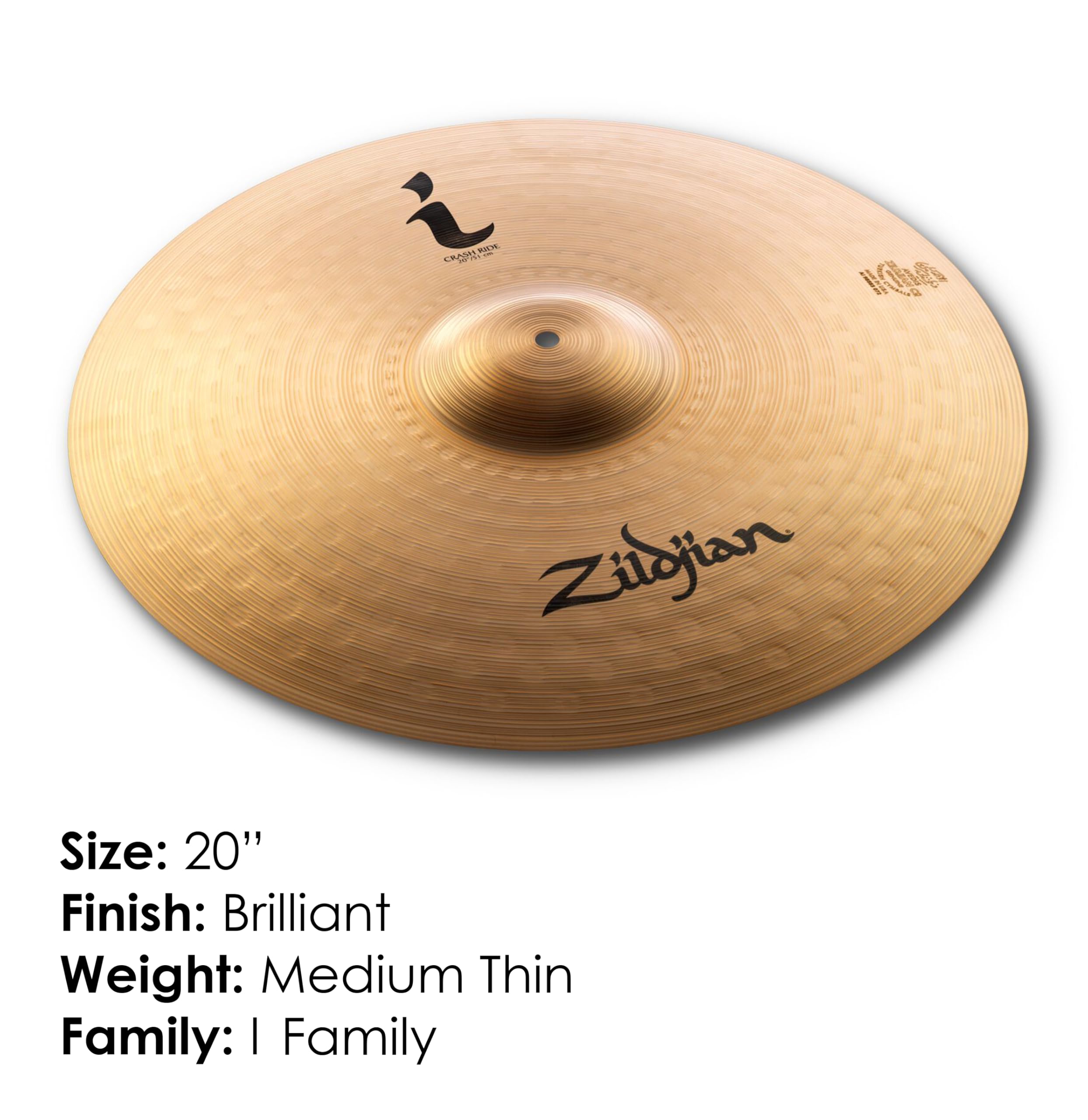 ZILDJIAN ILH19C I Platillo 20" I Crash Ride