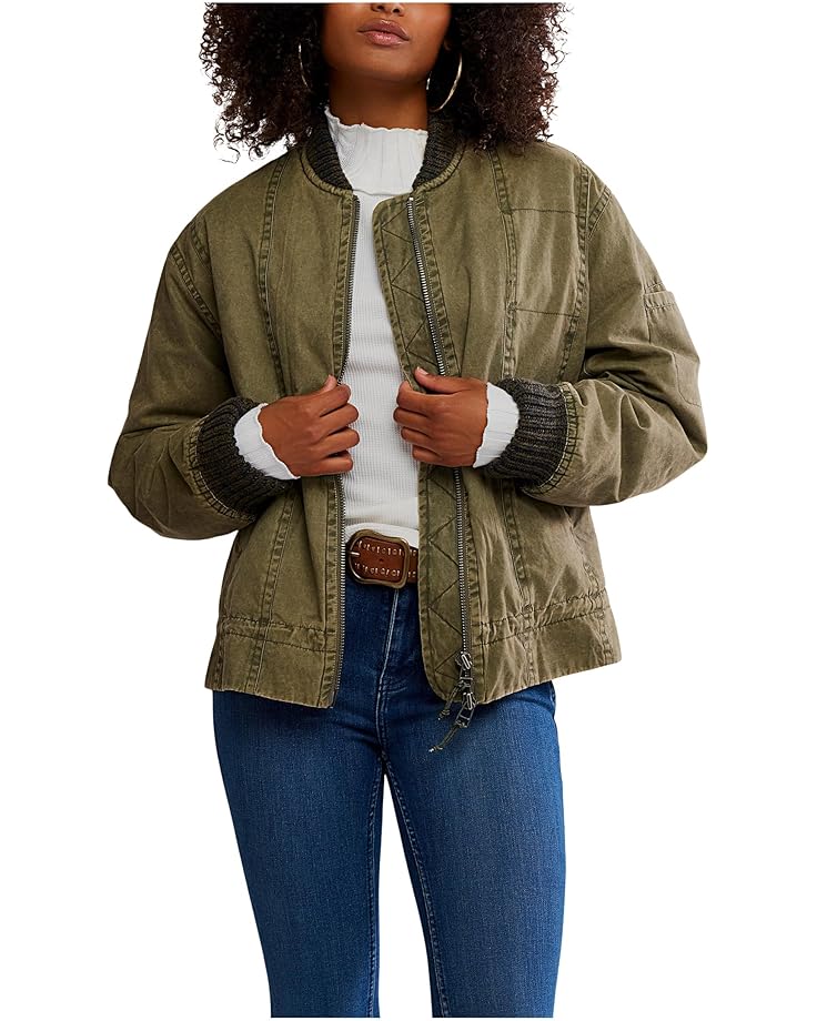 Free People Jax Washed Bomber - Main View