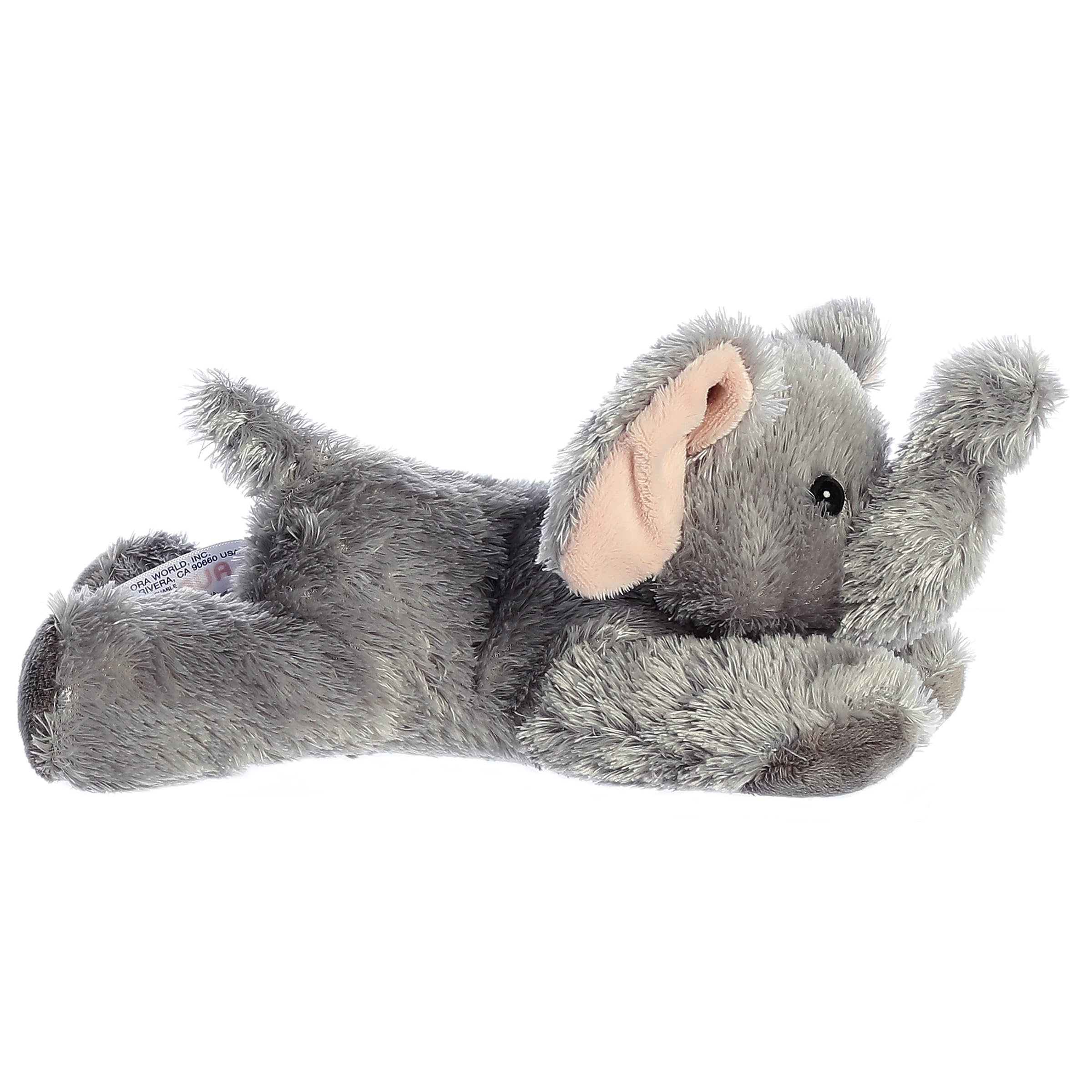 Aurora World Mini Flopsies Ellie Elefante, Peluche Morbido 20,5 Cm Con Corpo In Palline, Grigio, Adatto Dalla Nascita - 4