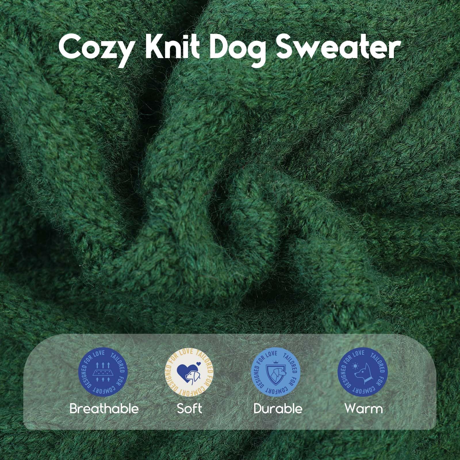 ASENKU Jersey Perro Mediano,Suéter para Perros Gato Cálido Ropa de Invierno,Abrigo para Mascotas para Bulldog Frances,Chihuahua,Teckel, M