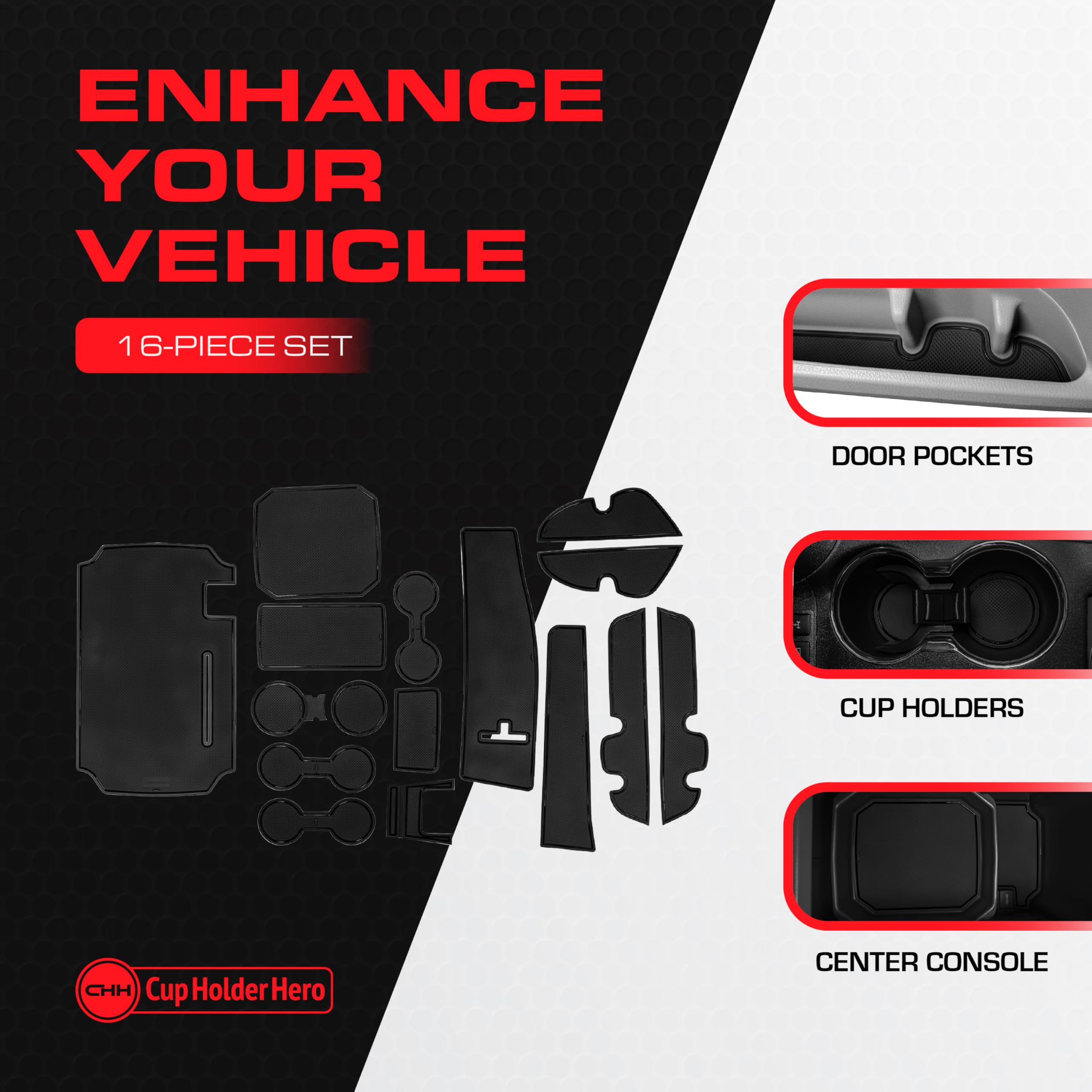 Inserto Portabicchieri Per Console Centrale HALOBLK Per Tesla Model 3 Highland Model Y 2025 Juniper