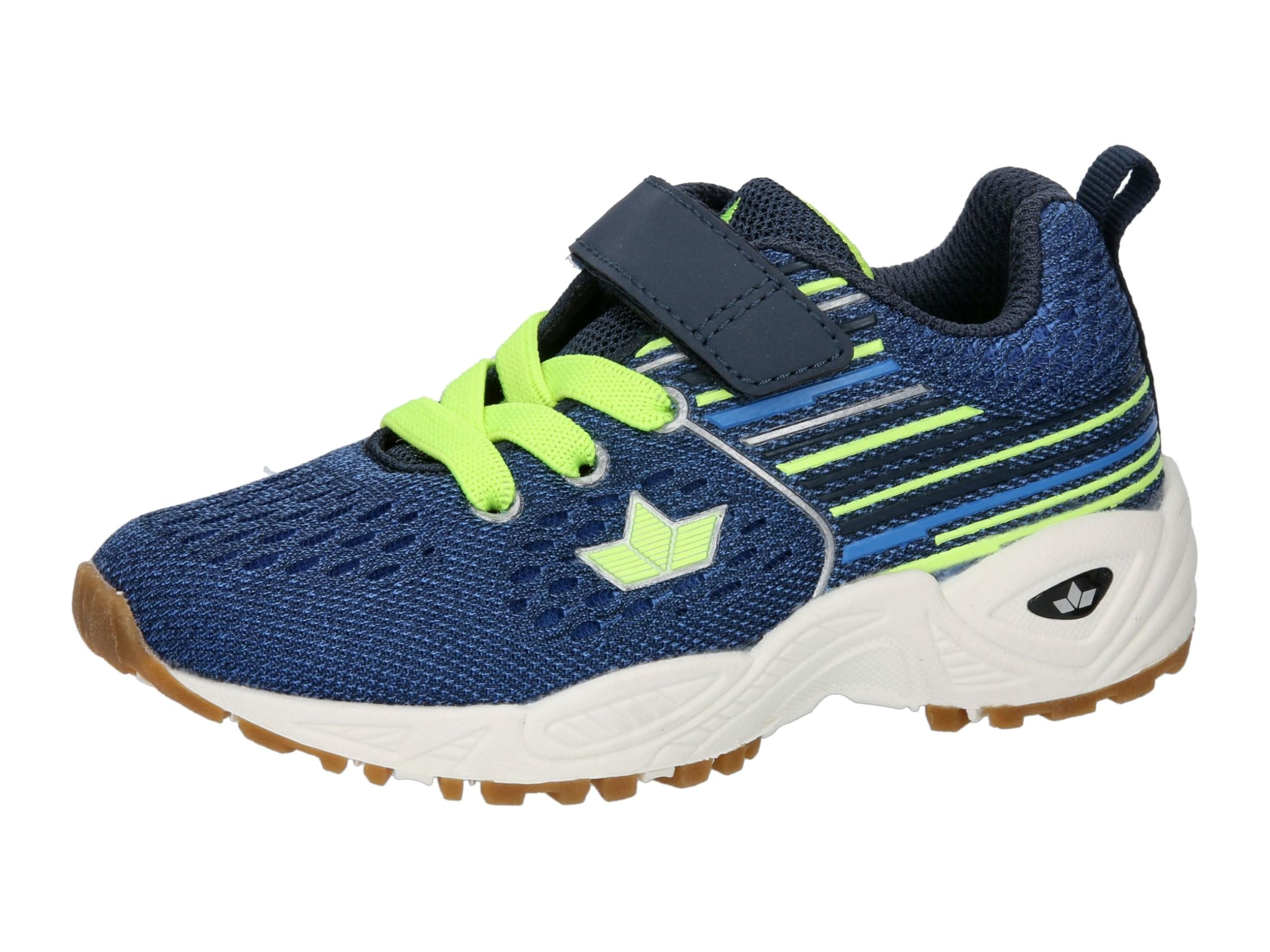 Lico Mic VS Indoor Trainers, Navy/Blue/Lemon, 31 EU, Navy Blue Lemon, 12.5 UK Child