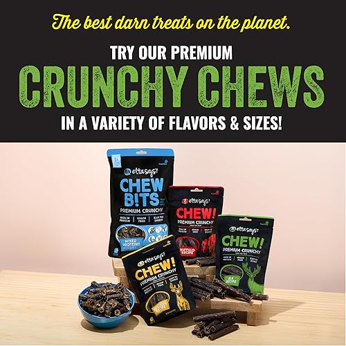 Miniatura 7 de etta says! Paquete variado de masticables crujientes para perros, totalmente naturales, fabricados en los Estados Unidos (paquete de 3 de 4.5 onzas)