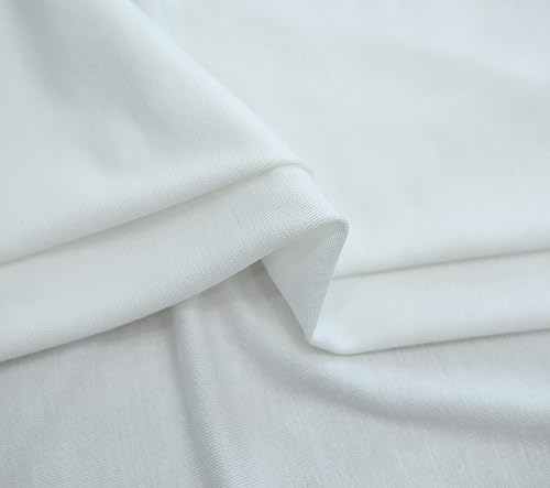 Miniatura 9 de The Yard - Tela de punto de rayón y elastano, 60 pulgadas de ancho, elástico en 4 direcciones, peso medio, tinte Oeko-Tex, color liso, 1 yarda