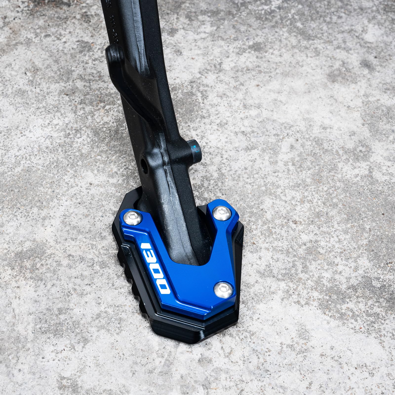 Piastra Estensione Cavalletto Per R1300GS R 1300GS adv R 1300 GS 2023-2025 Nuova Accessori Moto Laterale Cavalletti Supporto Ingranditore Piastra (Blu)