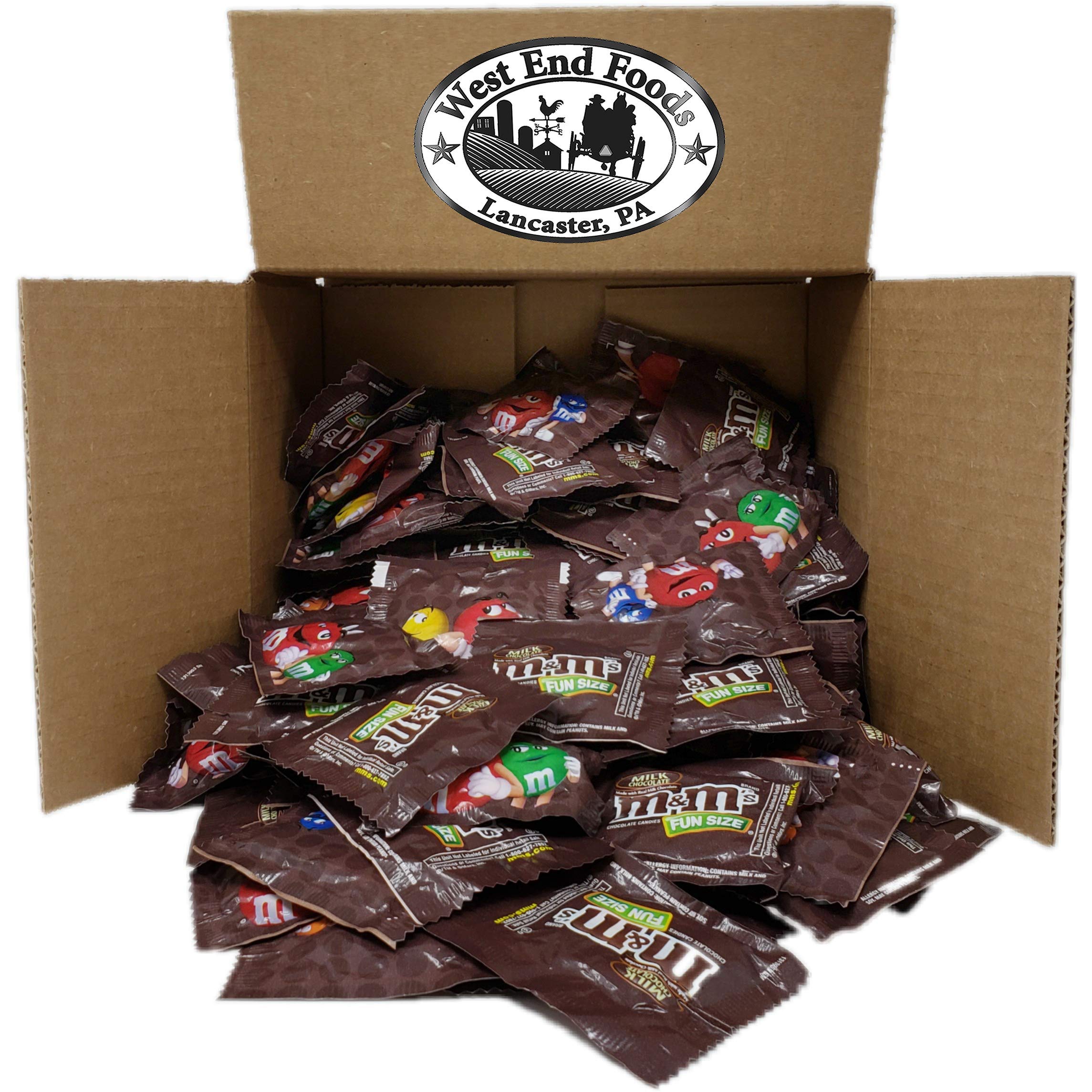 Buy 6LB M&Ms Milk Chocolate Candy Individually Wrapped Fun Size Snacks