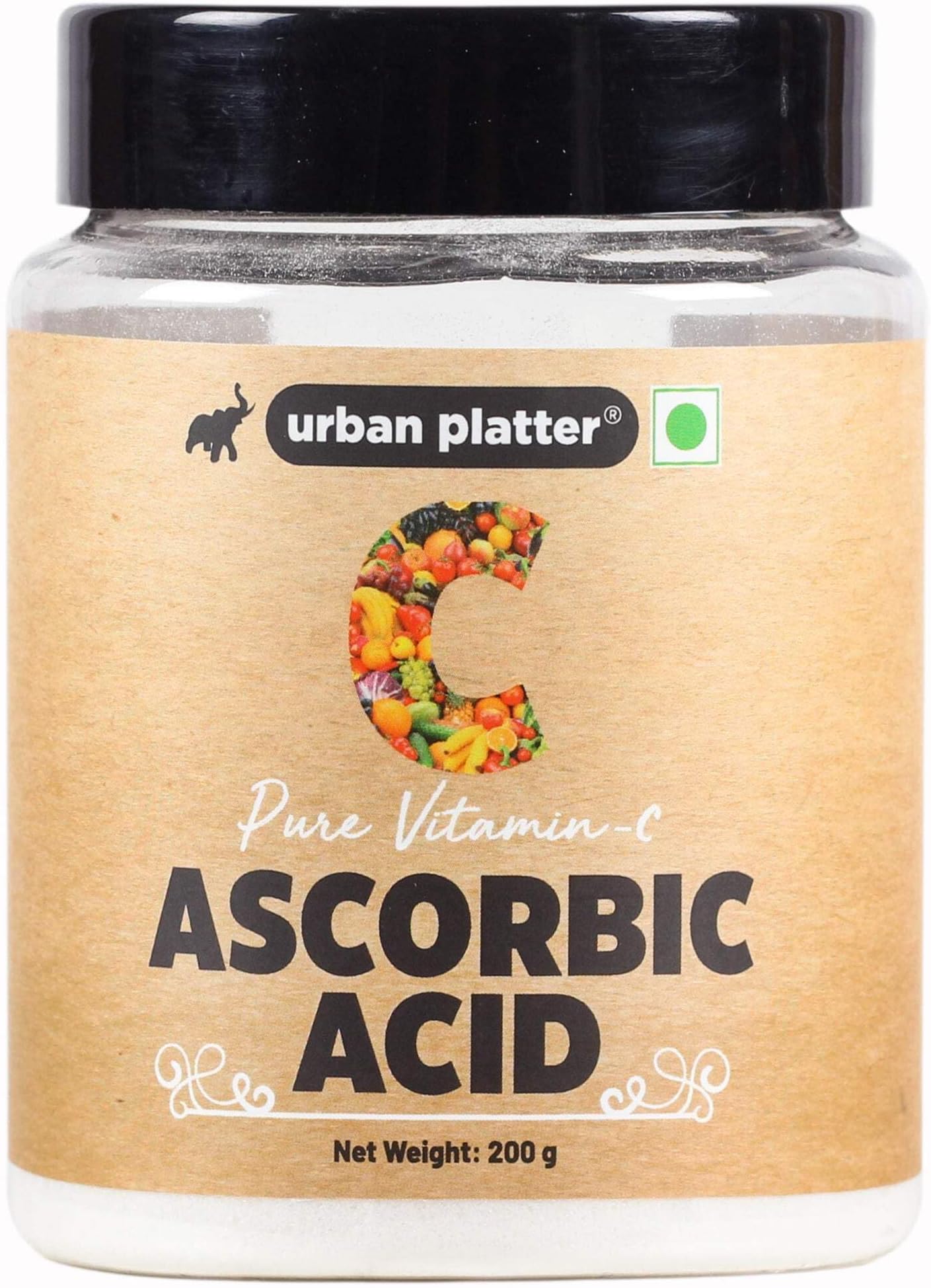 urban platter Ascorbic Acid Powder, 200Gram