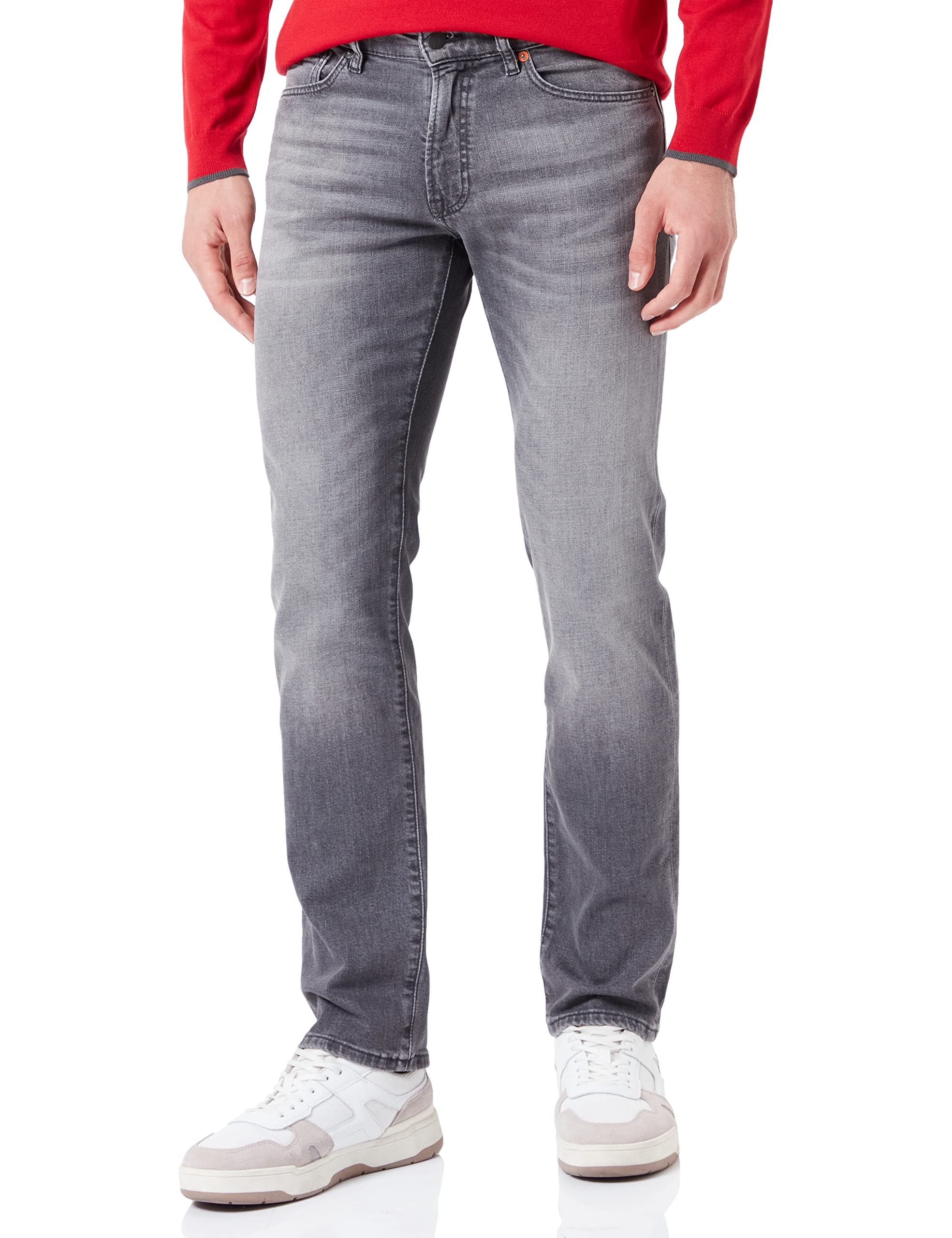 BOSS Herren Jeans Trousers, Medium Grey, 29W / 34L EU