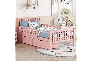Kids Twin Bed with Guardrails: A Safe and Stylish Haven for Little Dreamers