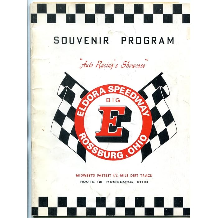 Buy Eldora Speedway USAC Sprint Car Race Program 1967 Dirt Track