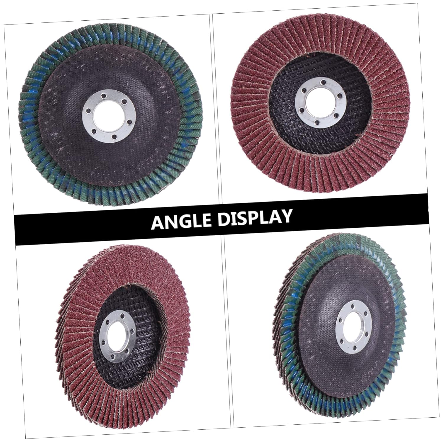 20pcs Grinding Wheels for Angle Grinder Sandpaper Discs for Drill Flap Sanding Discs for Metal