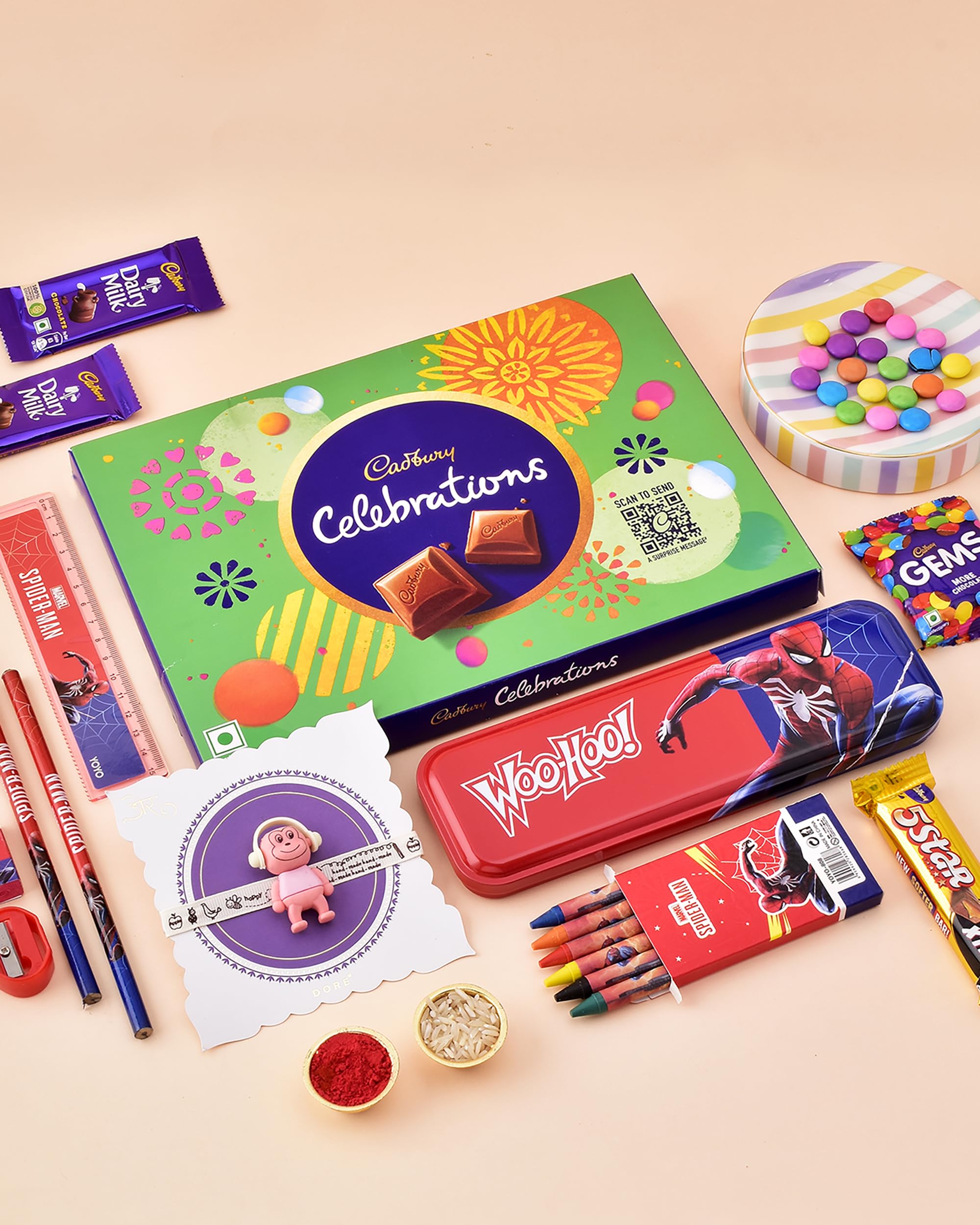 HYPERFOODS Rakhi For Kids With Gift Kids Rakhi With Chocolates Rakhi With Chocolates Gift Pack For Kids Boy Rakhi For Brother Rakhi Hamper Chocolates Gift Pack Rakhi For Kids Monkey Set, 400 Grams (B0D9KKHPPX) Amazon Price History, Amazon Price Tracker