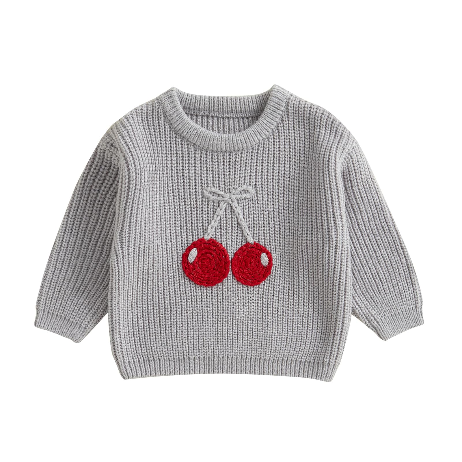 LSFYSZD Toddler Baby Girls Boys Halloween Pumpkin Sweaters Long Sleeve Crew Neck Winter Warm Knitwear Pullover Jumpers Top — view 114