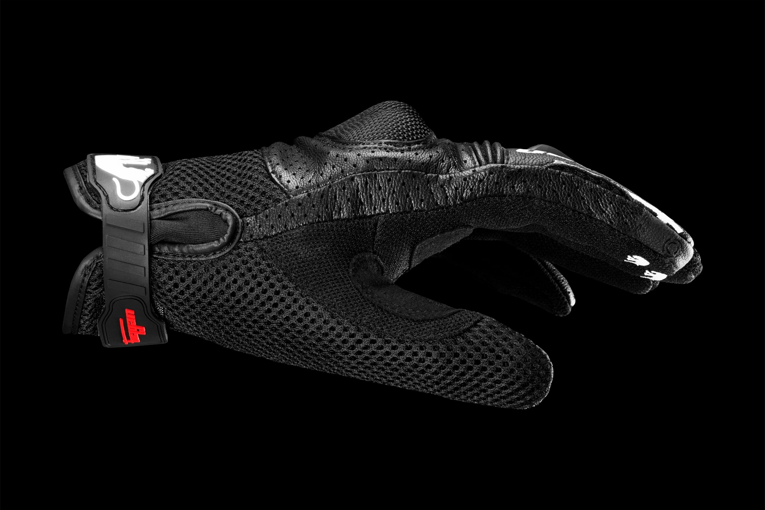 Furygan TD12 EVO – rękawice motocyklowe dla mężczyzn – powierzchnia dłoni 100% skóra – funkcja ekranu dotykowego – komfort – letnie rękawiczki – oddychające i lekkie