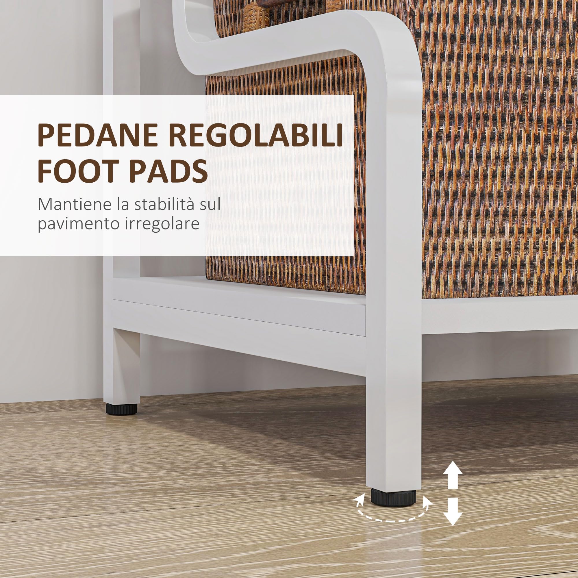HOMCOM Supporto Porta Stampante a 3 Ripiani, Supporto Stampante, Moderno e Salvaspazio in Acciaio, per Casa, Studio, Ufficio, Stile Industriale, 55x40x77 cm, Bianco