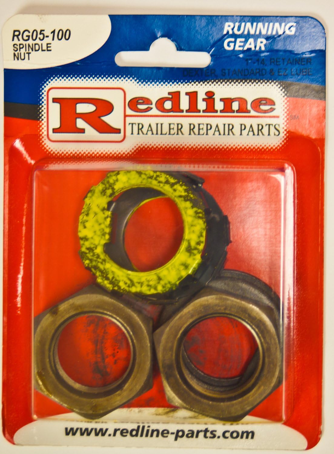 Redneck Trailer Supplies One Redline Spindle Nut Kit RG05
