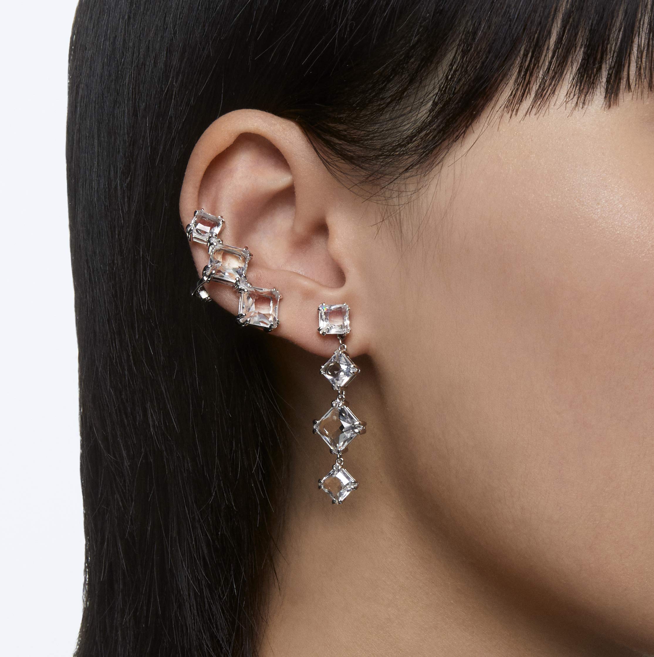 Swarovski Ortyx Kreolen, Dreieckiger Swarovski Zirkonia