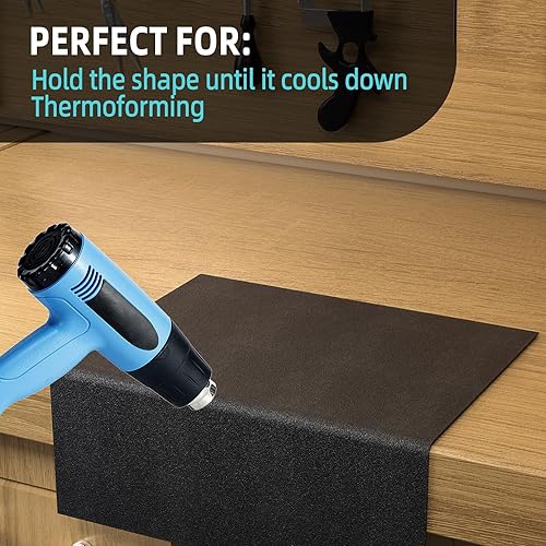 Miniatura 4 de ToolinHand Hoja de plástico ABS de 18 de pulgada de grosor, 24 x 36 pulgadas, hoja de ABS duro de dos caras (acabado mate y texturizado), materiales