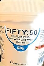 Liquid Paraffin 50% in White Soft Paraffin 500g