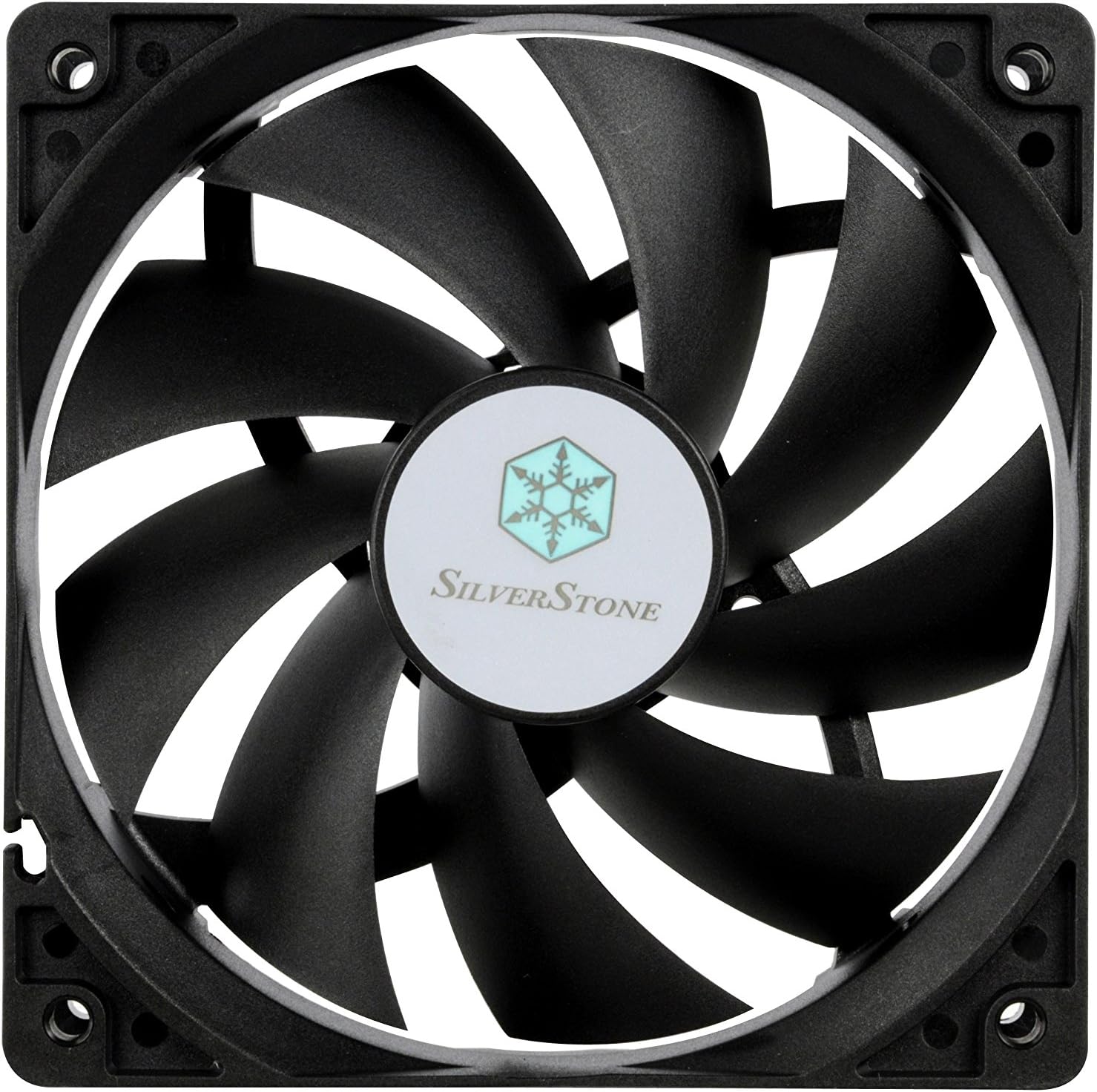 SilverStone SST-FN121-P - FN Series Computer Case Cooling Fan 120mm, Low Noise, High Airflow, 9-bladed, black - Image 5