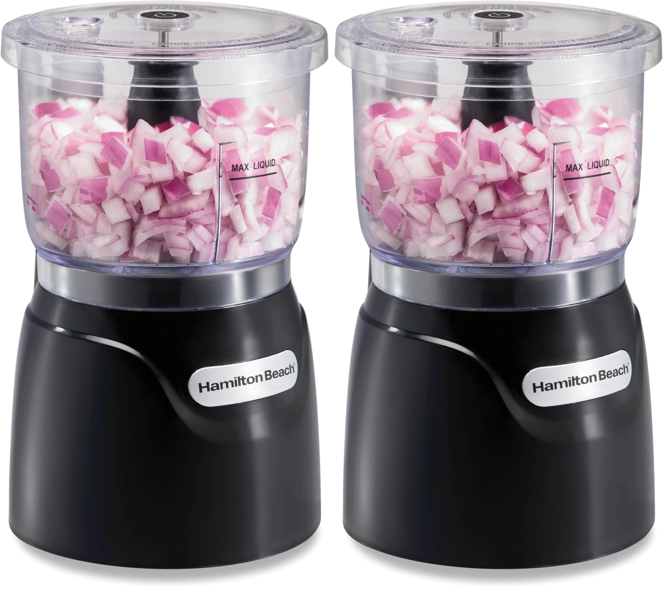 Hamilton Beach Schwarz / 3-Cup (Pack of 2) / Processor Food Processors