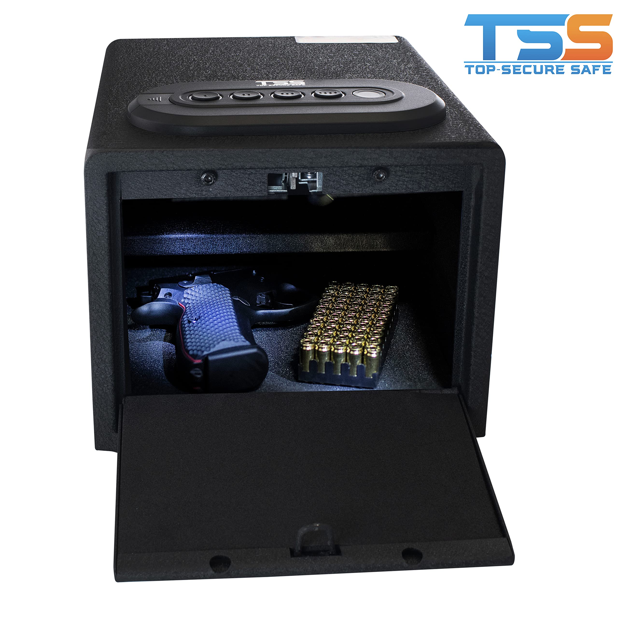 Biometric Gun Safe [High Capacity] Fingerprint Multi Gun Vault Lock Box