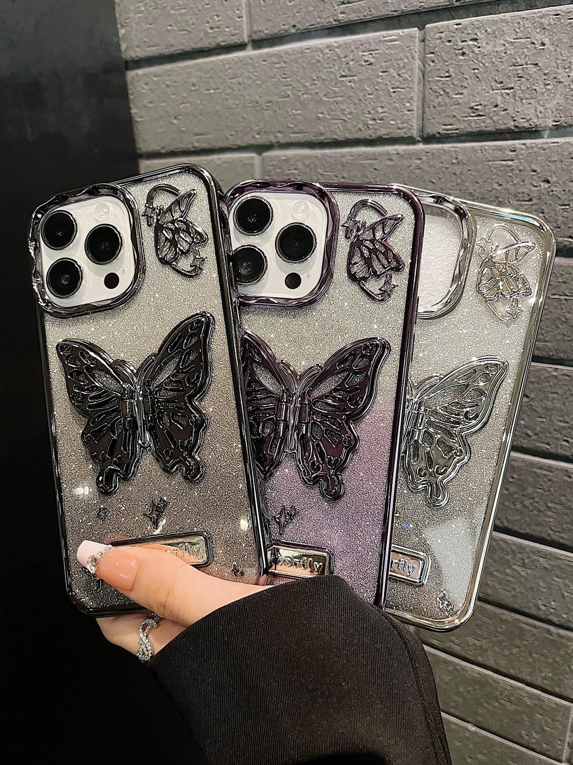 casetify iPhone14 スマホケース　蝶　カガミ casetify iPhone14 スマホケース蝶カガミ