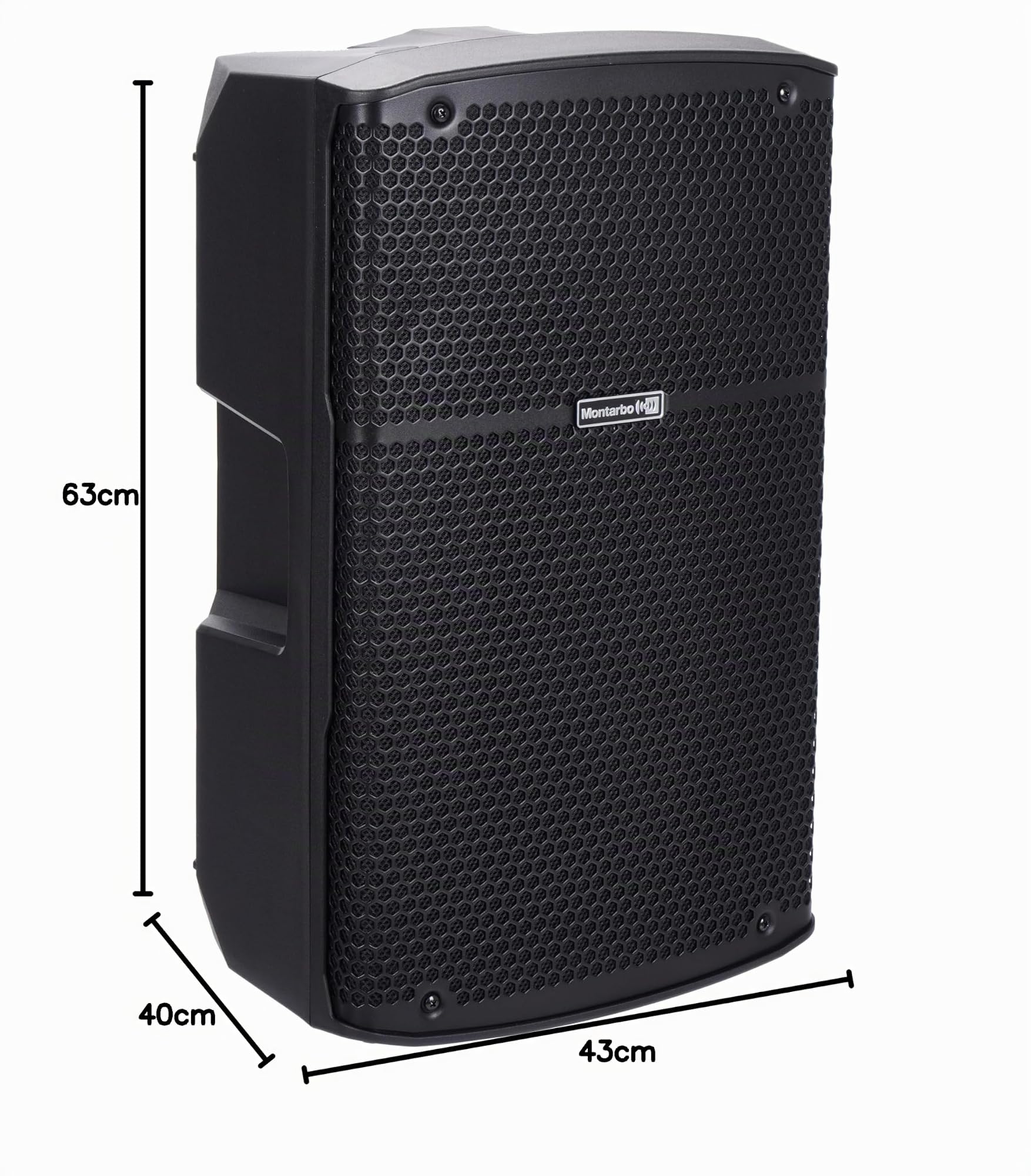 MONTARBO B110 Monitor Speaker Amplificato Professionale BLUETOOTH 400W
