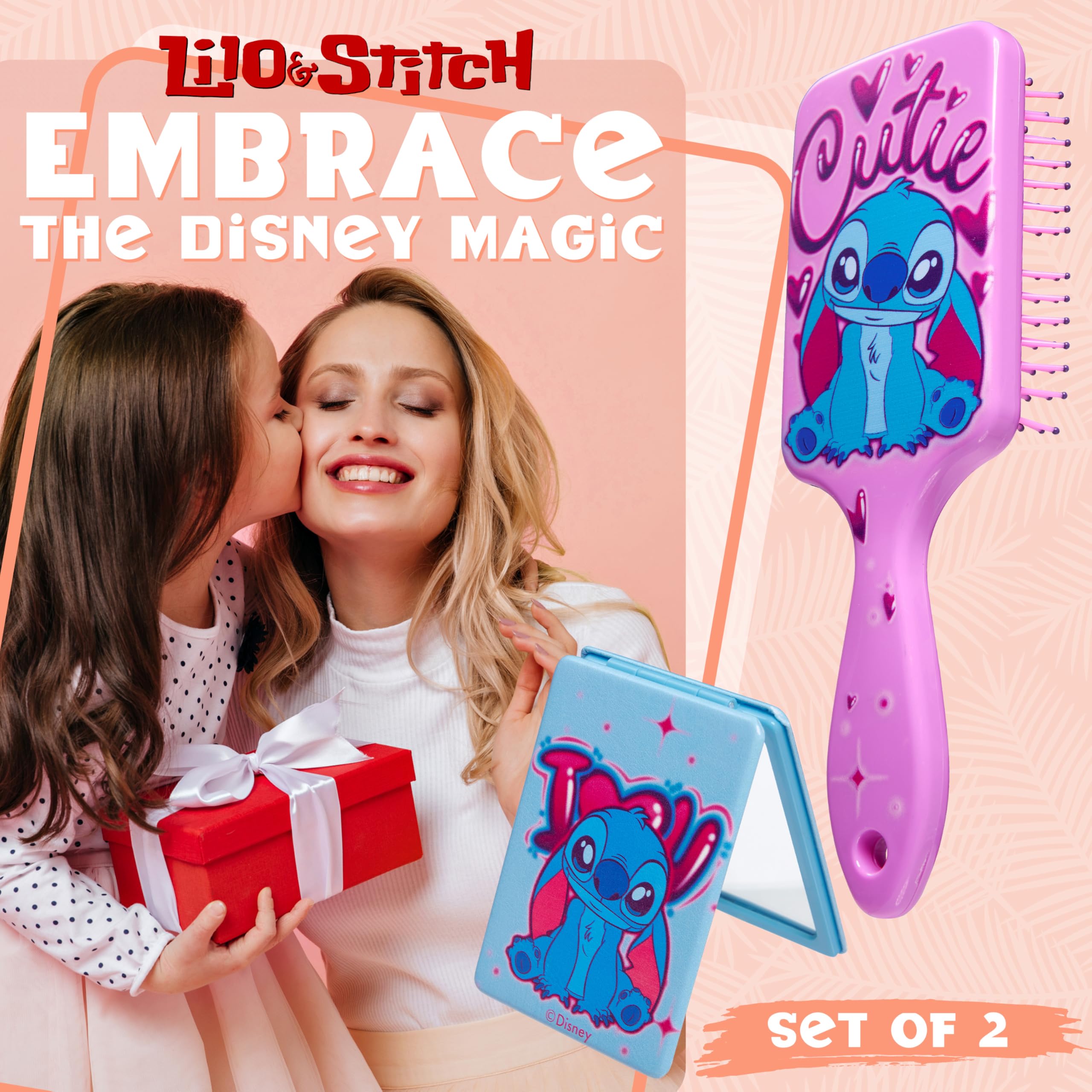 Amazon.com: Disney Detangle Hair Brush for Women Teenagers Girls