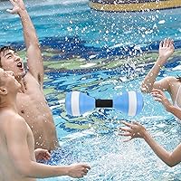 Vista 6 de 1 par de mancuernas de ejercicio acuático para ejercicios aeróbicos acuáticos, mancuernas flotantes, mancuernas de fitness EVA para ejercicios