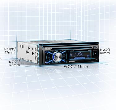 BOSS Audio Systems Bluetooth Car Radio + Two 6.5 Car Speakers