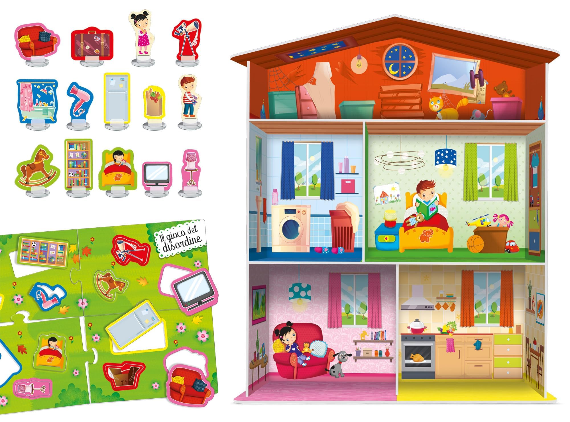 Liscianigiochi - Montessori Maxi La Mia Casa, 3-6 anni, 95162