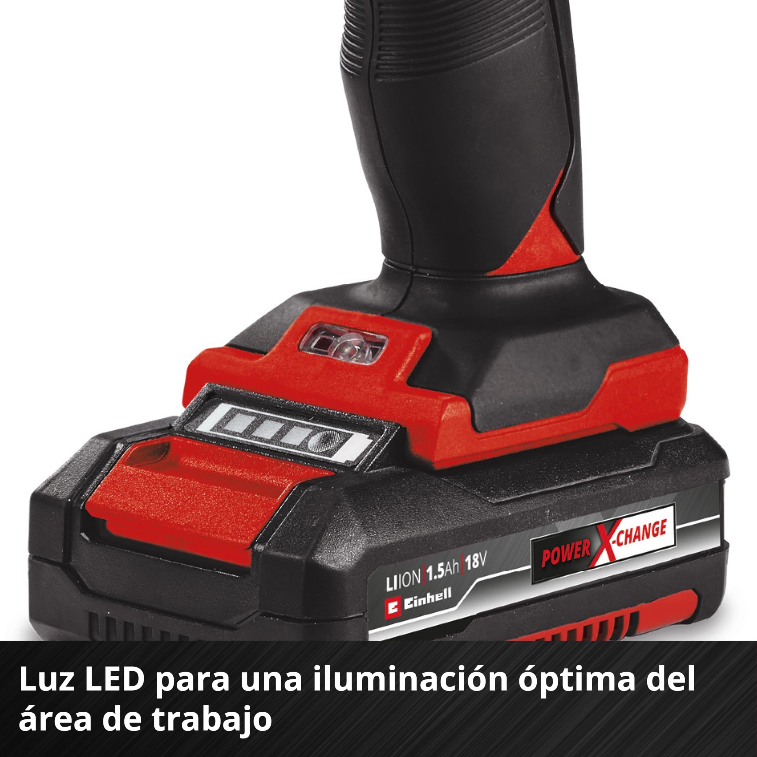 Einhell Taladro con batería TC-CD 18/35-2 Li (1x,1,5 Ah) Power X-Change (18V, 35 Nm, portabrocas de sujeción rápida de 10 mm, incl. 1 batería de 1,5 Ah + cargador)