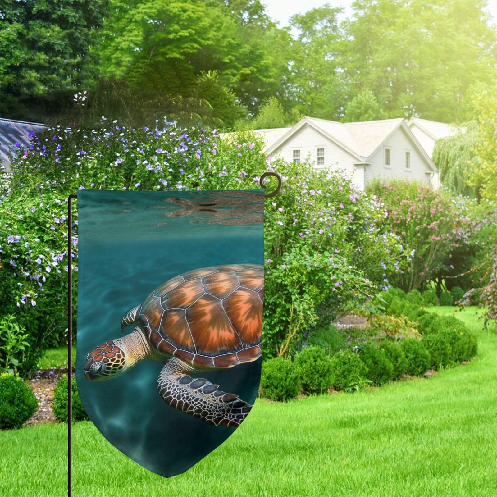 Drapeau De Jardin Sous-marin, Créatures Océaniques Colorées