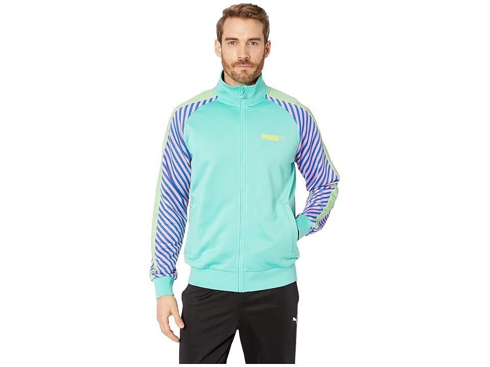 

PUMA T7 Pop Track Jacket (Biscay Green) Men's Coat