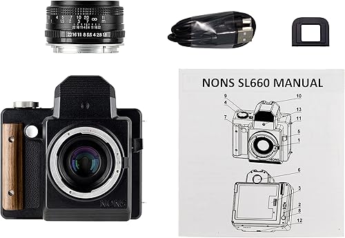 Miniatura 6 de NONS Cámara instantánea SL660 - Lente intercambiable con montura EF SLR Cámara instantánea analógica (paquete de lentes 501.8)