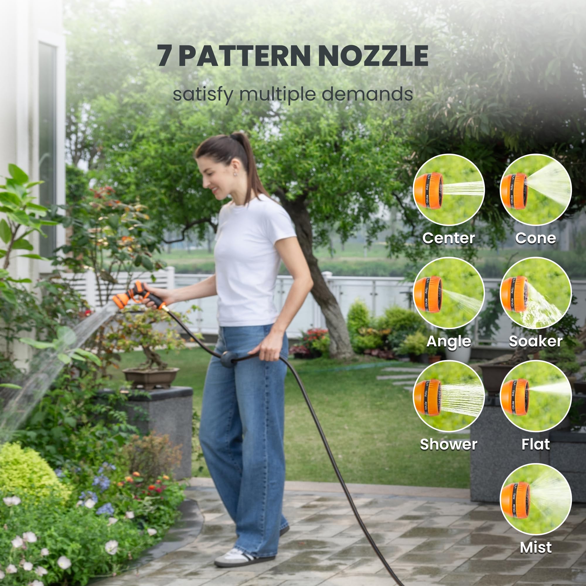 Retractable Garden Hose Reel - 100FT -4 Retractable Garden Hose Reel - 100FT -4