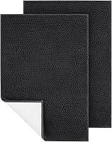 Vista 13 de IM HOME Tapete Absorbente de Chenilla para Exteriores 36" x 24", Tapetes de Puerta Lavables para Perros con Lodo, Antideslizante, Tapete