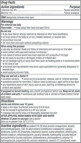 Miniatura 7 de Nervive Crema para aliviar el dolor, analgésico tópico de máxima fuerza sin grasa con lidocaína y mentol para dedos, pies, manos, piernas y brazos