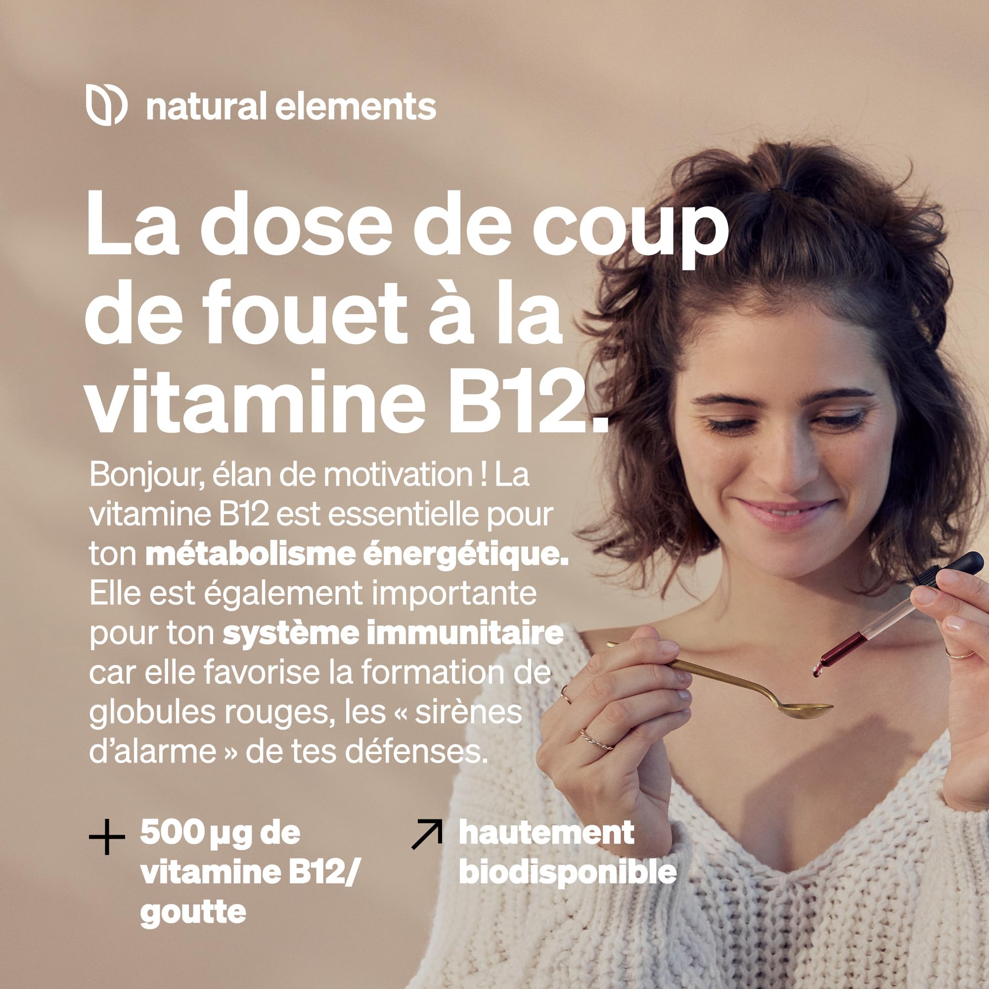 Vitamine B12 en Gouttes – 50 ml (900 gouttes) – végane, sans alcool – 2 formes actives (méthylcobalamine et adénosylcobalamine) – soigneusement testé en laboratoire en Allemagne