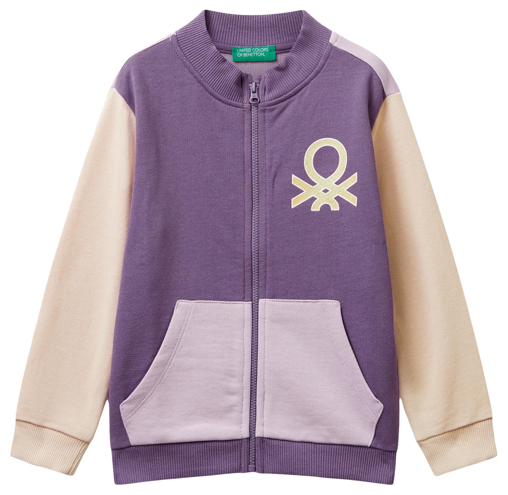 Benetton Giacca M/L 3j70g503u Sweatshirt multicolore 18 mois