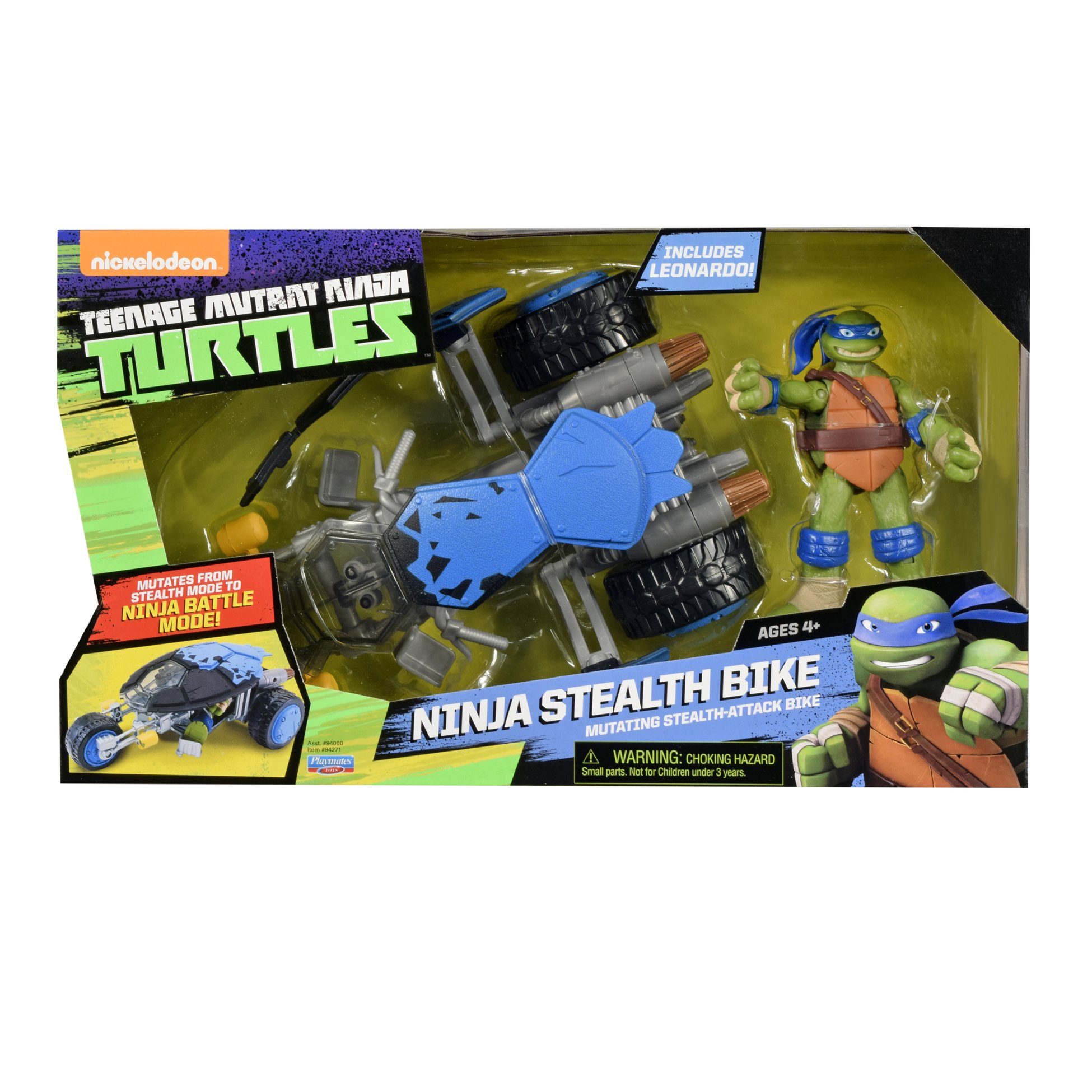 Buy Teenage Mutant Ninja Turtles Leonardo with Stealth Bike