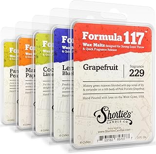 Shortie's Candle Company Summer Wax Melts Variety 5 Pack - Formula 117-5 Highly Scented 3 Oz. Bars - Made with Natural & E...