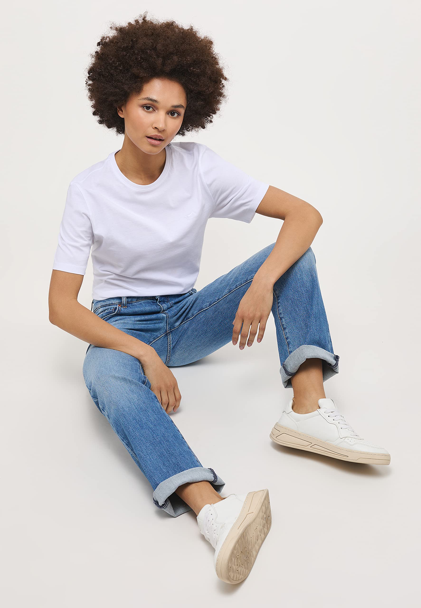 MUSTANG Estilo Crosby Relaxed Straight - Jeans Mujer