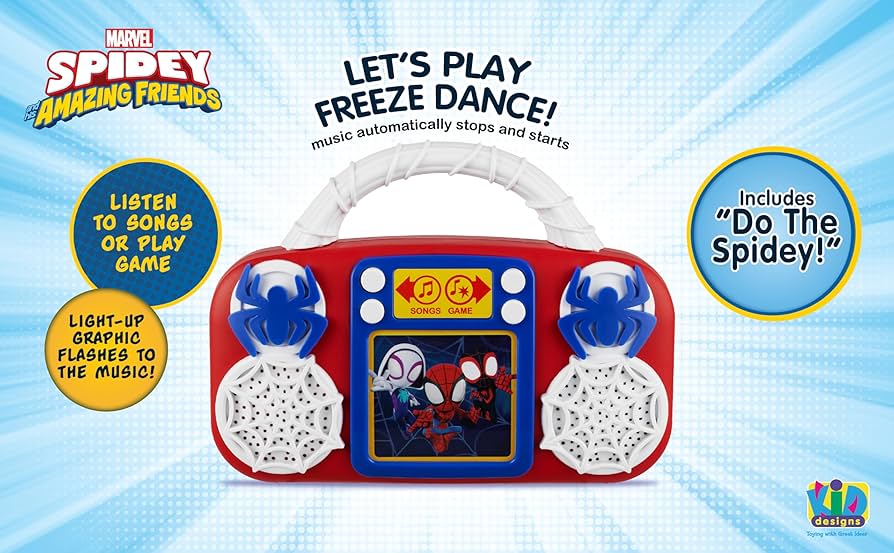 Amazon.com: eKids Spidey and His Amazing Friends Toy Music Player Amazon.com: eKids Spidey and His Amazing Friends Toy Music Player