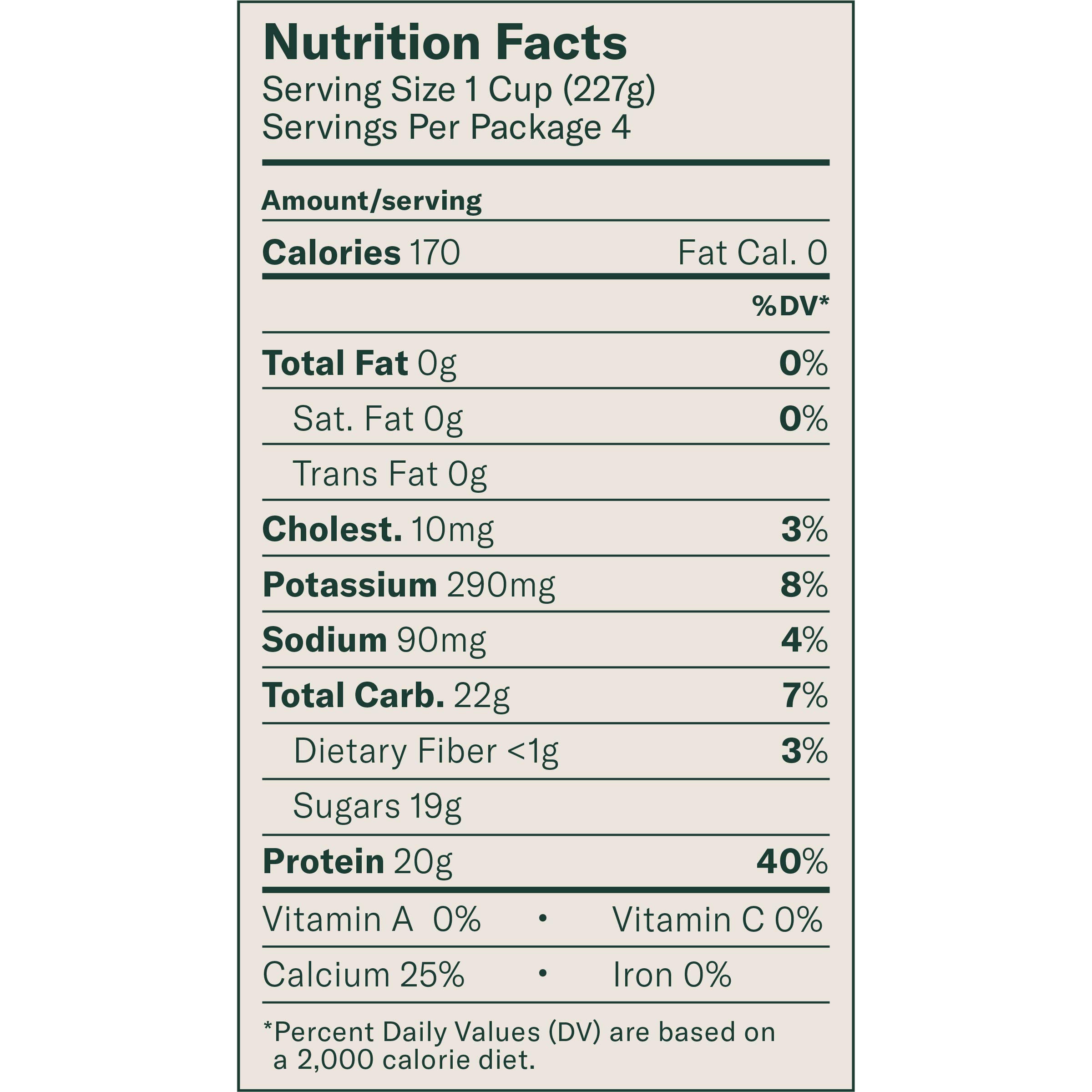 Chobani Vanilla Blended Non-Fat Greek Yogurt 32oz — view 2