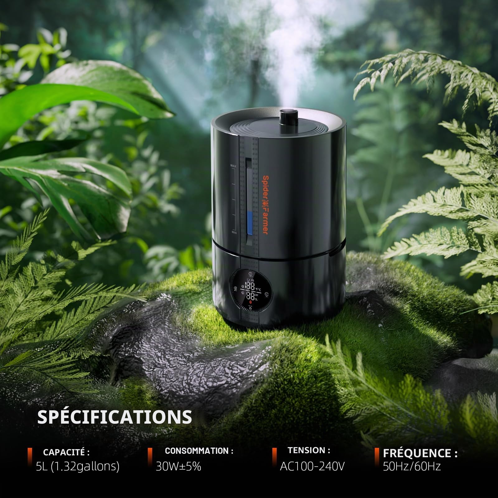 2025 Spider Farmer Humidificateur (5L)