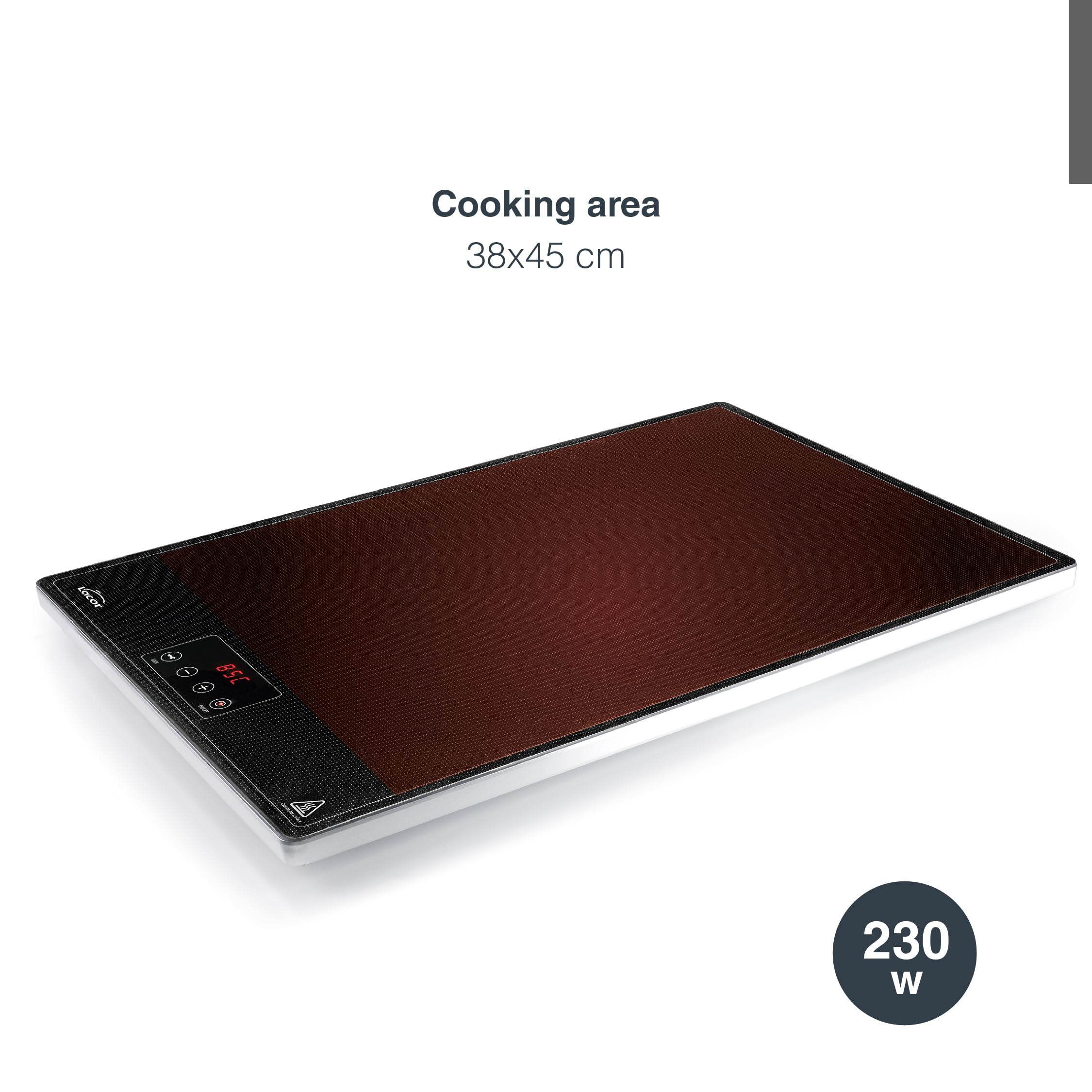 Plaque De Cuisson Professionnelle à Gaz à Poser Plaque Nervurée Chromée 56x77 Cm - Rm Gastro