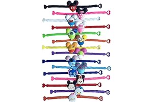 Disney Themed Silicone Beads Bracelets Wristband for Party Favors